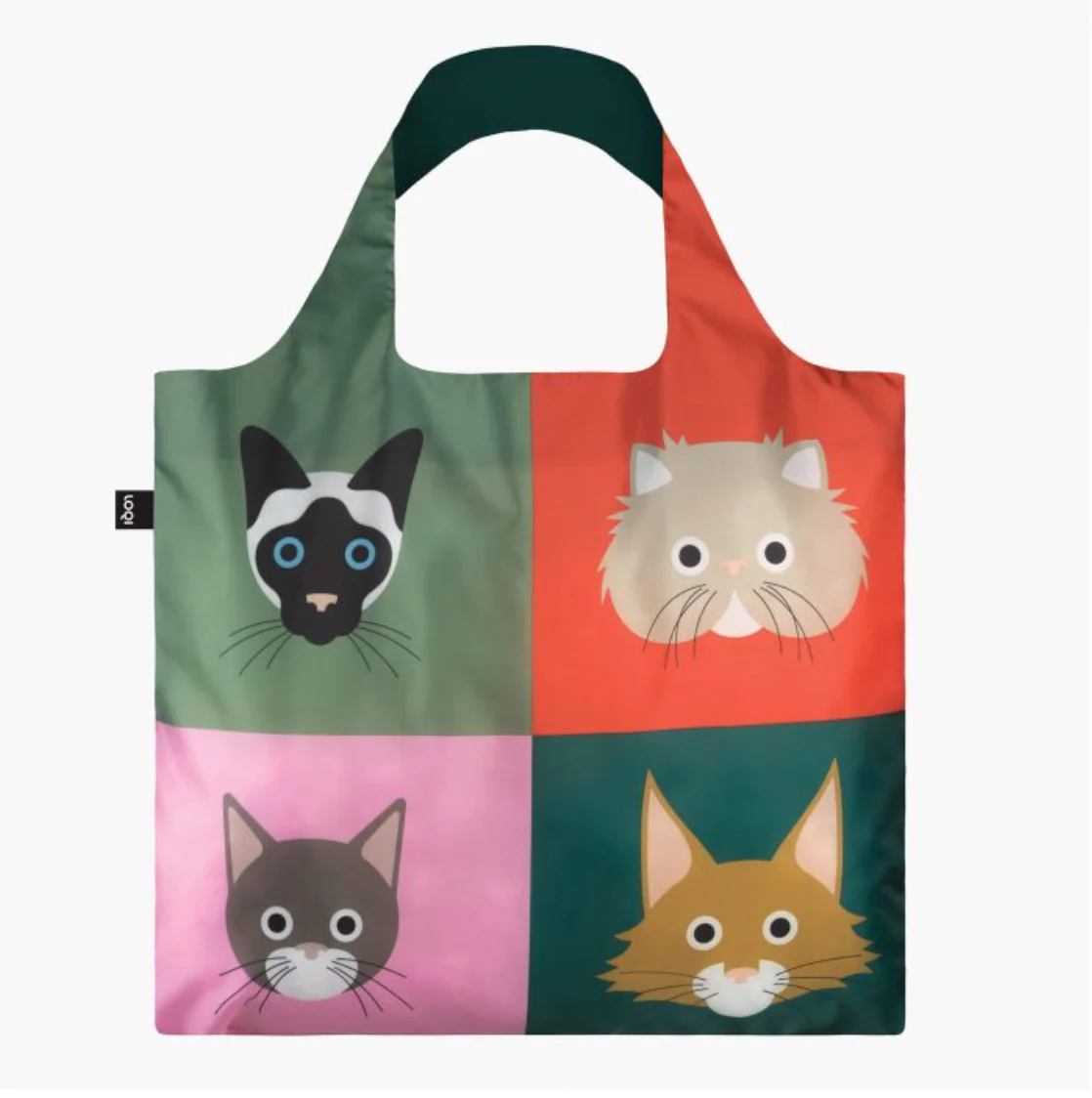 LOQI Shopping Bag, Cats By Stephen Cheetham - Image 2