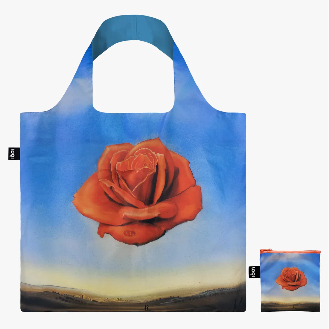 LOQI Shopping Bag, Meditative Rose By Salvador Dali