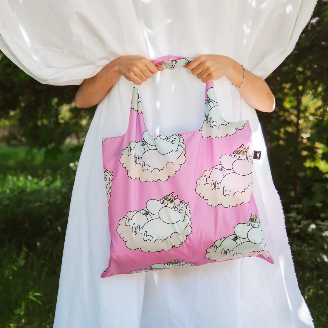 LOQI Shopping Bag, Moomin Cloud
