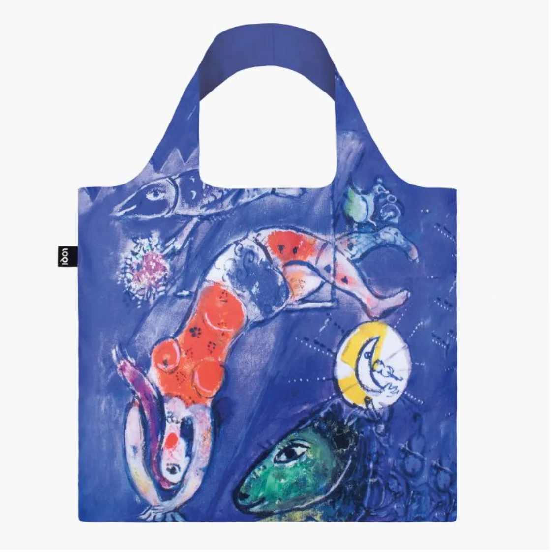 LOQI Shopping Bag, The Blue Circus 1950 By Marc Chagall
