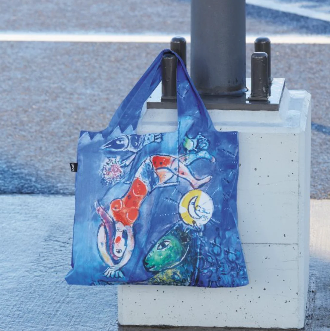 LOQI Shopping Bag, The Blue Circus 1950 By Marc Chagall - Image 2