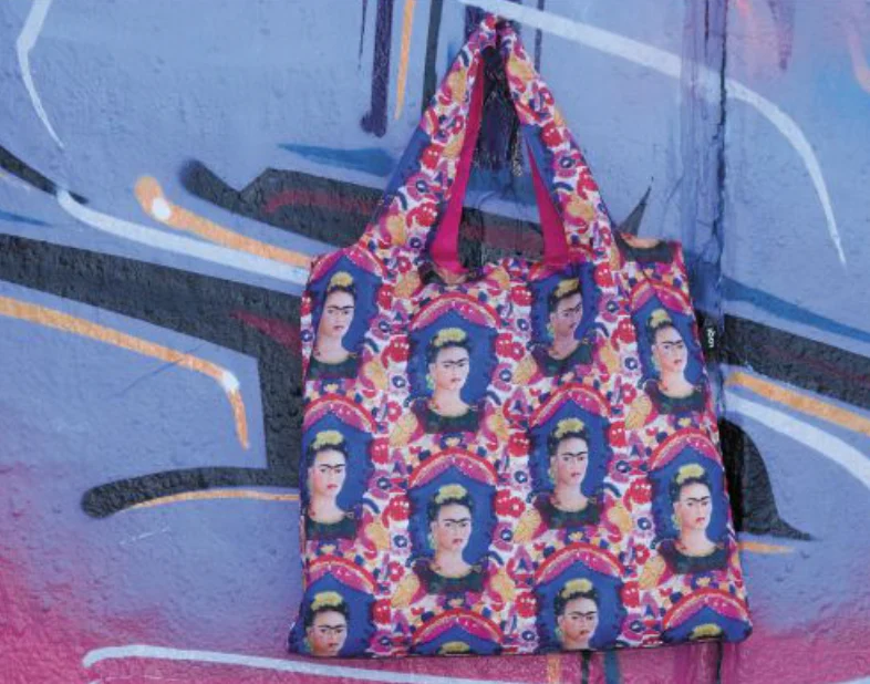 LOQI Shopping Bag, The Frame by Frida Kahlo - Image 2