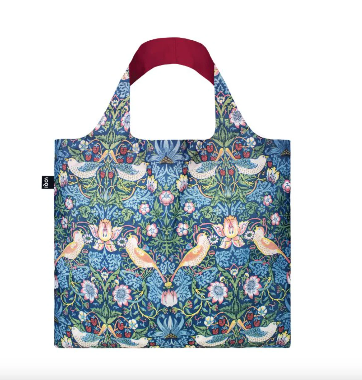 LOQI Shopping Bag, The Strawberry Thief By William Morris
