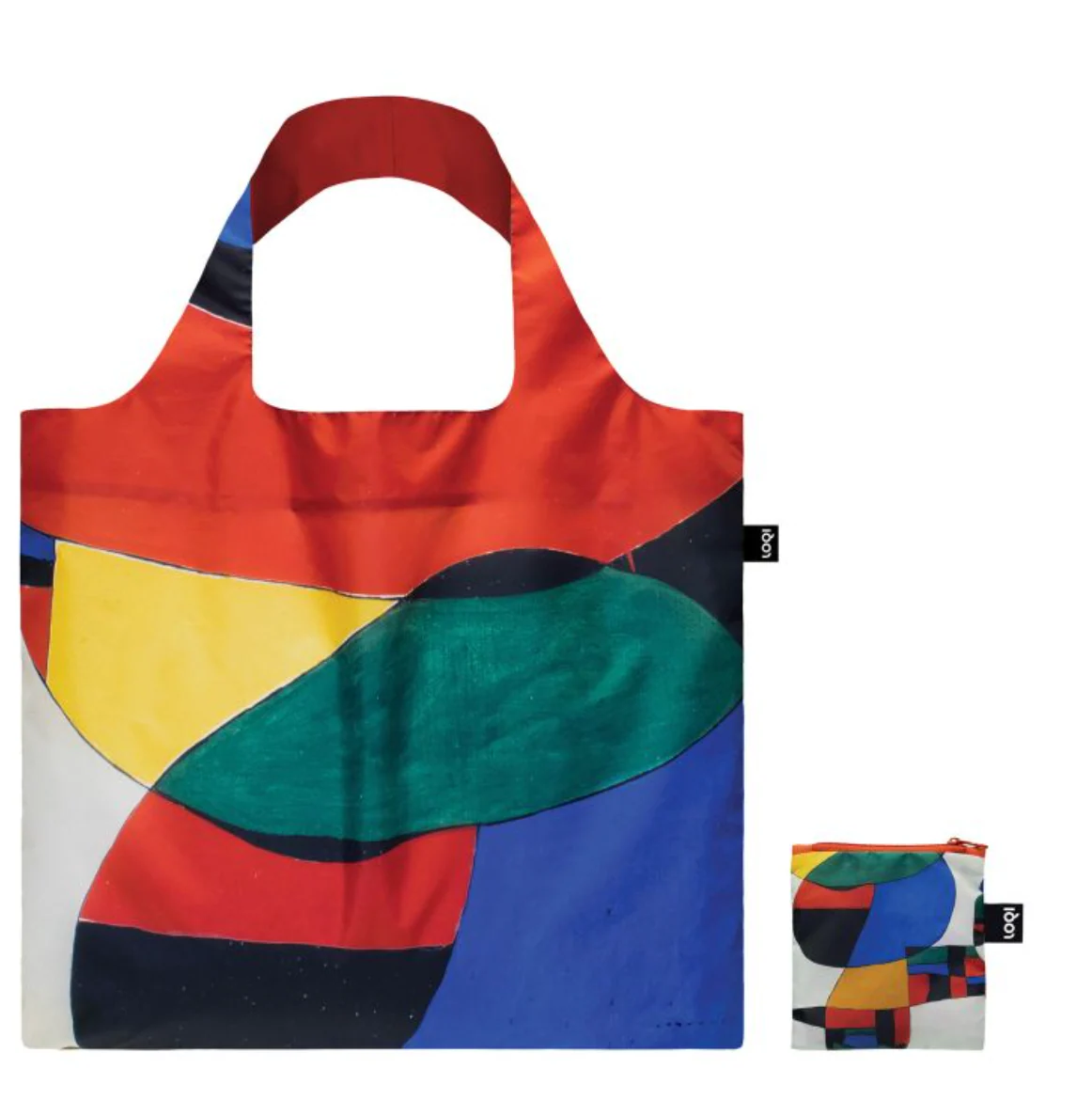 LOQI Shopping Bag, Woman & Bird by Miro (reversible) - Image 3