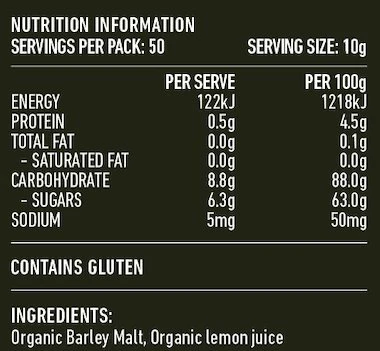 Lotus Barley Malt Syrup 500g, A Clean Tasting Healthy Sweetener - Image 2
