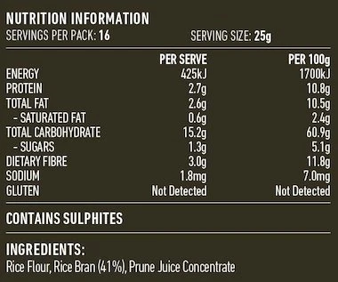 Lotus Rice Bran Cereal 400g, Use As A Cereal Or Add To Muffins, Cakes & Biscuits - Image 2