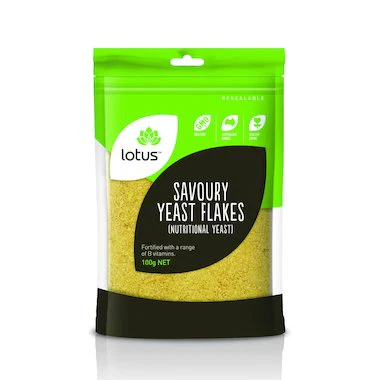 Lotus Savoury Nutritional Yeast Flakes 100g, 200g Or 500g, An Excellent Cheese Substitute