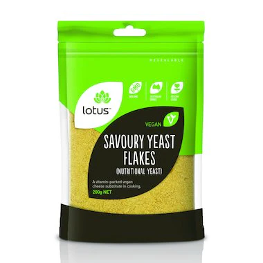 Lotus Savoury Nutritional Yeast Flakes 100g, 200g Or 500g, An Excellent Cheese Substitute - Image 2