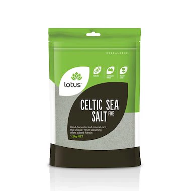 Lotus Fine Celtic Sea Salt Celtic 500g Or 1kg, Hand Harvested In France - Image 2