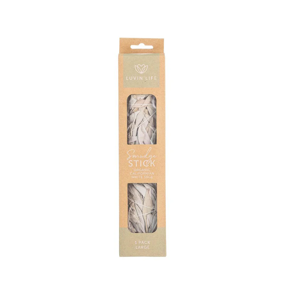 Luvin Life White Sage Smudge Stick, Large 25cm