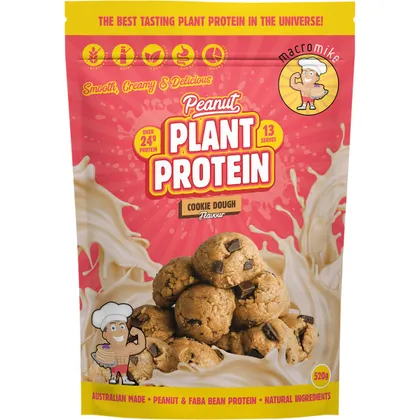 Macro Mike Peanut Plant Protein 520g Or 1kg, Cookie Dough - Image 3