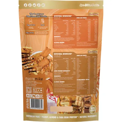 Macro Mike Plant Based Luxe Protein Sample Pack 8x40g - Image 2