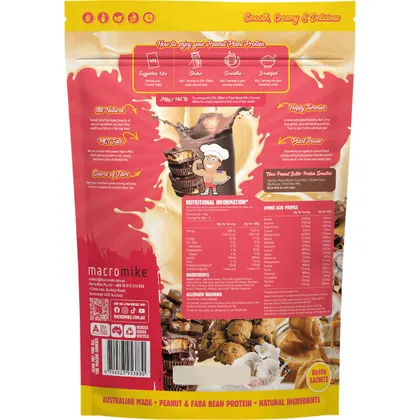 Macro Mike Peanut Plant Protein Sample Pack 8x40g - Image 3