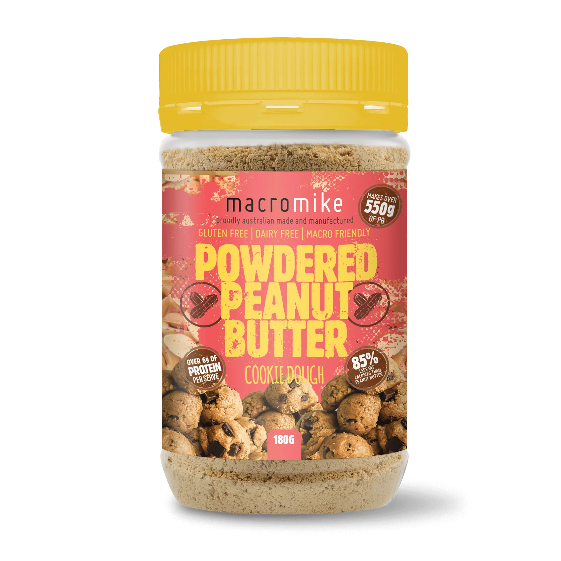 Macro Mike Powdered Peanut Butter Cookie Dough 156g - Image 2