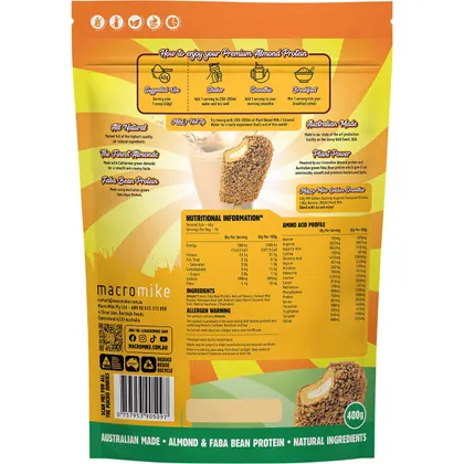 Macro Mike Premium Almond Protein Golden Gaytime 400g - Image 2