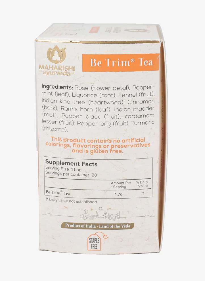 Maharishi Ayurveda Be Trim 20 Tea Bags, Supports Optimal Digestion - Image 3