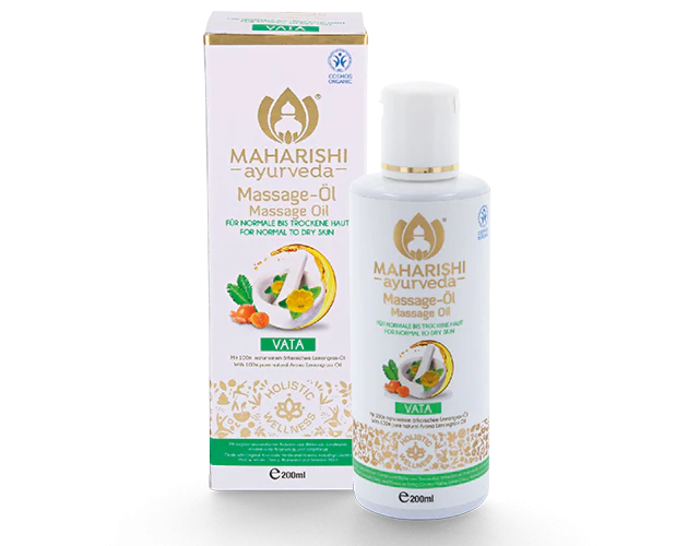 Maharishi Ayurveda Massage Oil 200mL, VATA For Normal To Dry Skin