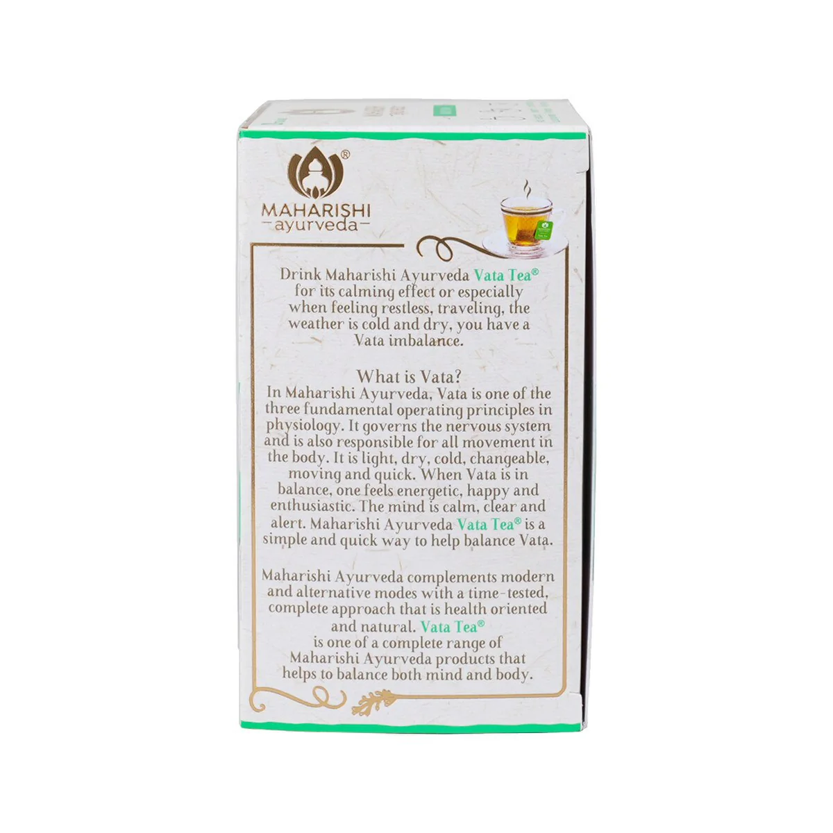 Maharishi Ayurveda Organic Vata Tea 20 Tea Bags, Sweet & Calming - Image 5