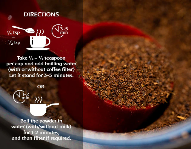 Maharishi Ayurveda Raja's Cup In A Tin 228g, Coffee Substitute - Image 4