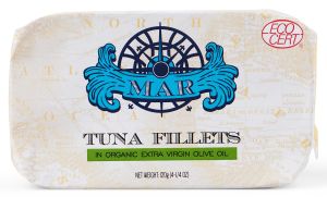MAR Tuna Fillets In Organic Extra Virgin Olive Oil 120g, Product Of Portugal