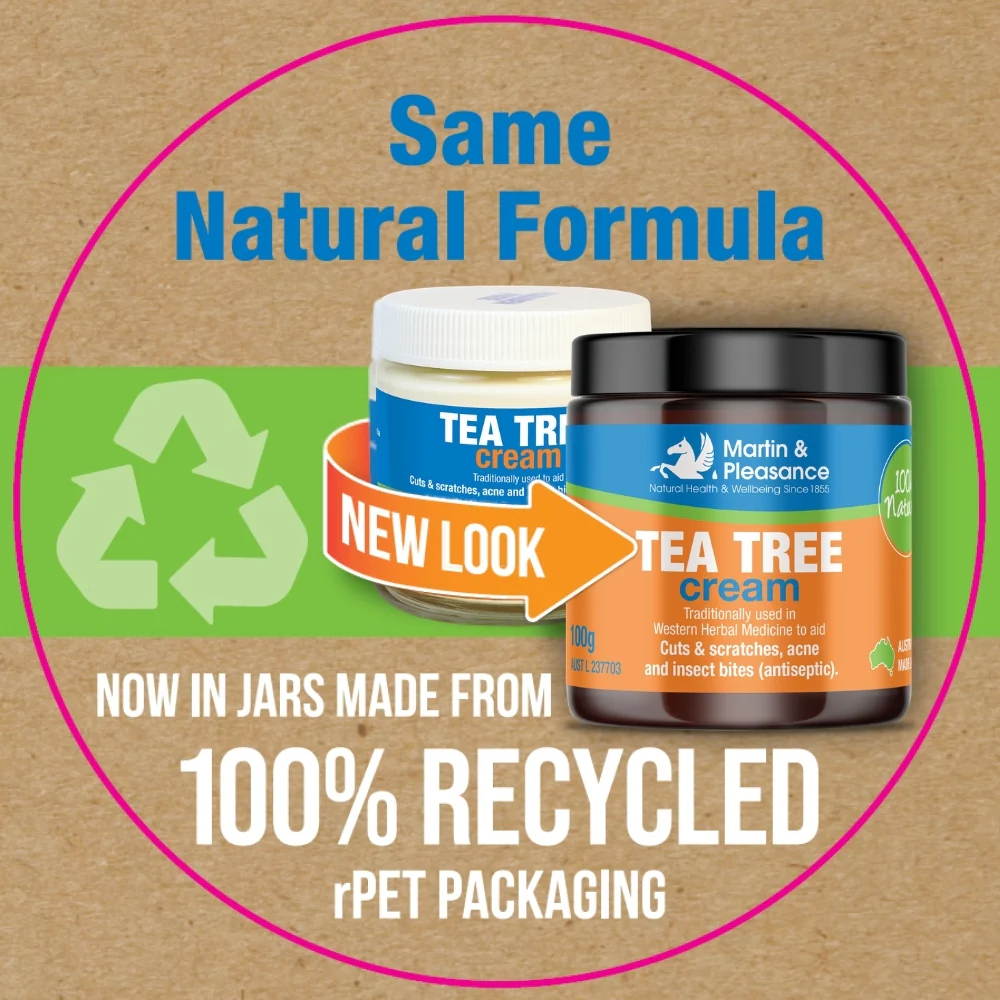 Martin & Pleasance All Natural Cream Tea Tree 100g, Highly Potent Herbal Concentration To Aid Remedy - Image 3