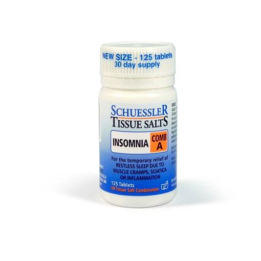 Martin & Pleasance Schuessler Tissue Salts Comb A 125 Tablets, Insomnia