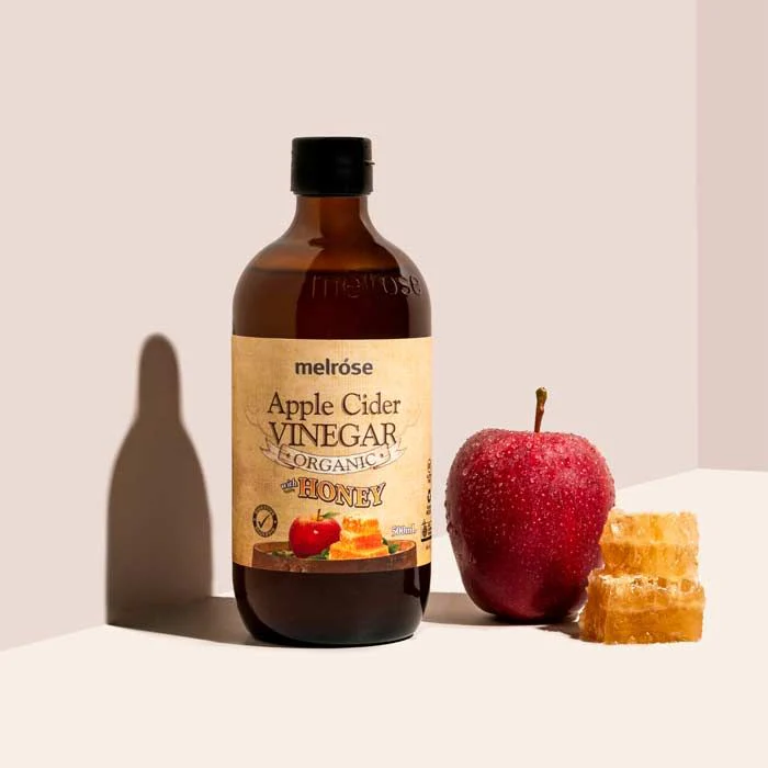 Melrose Apple Cider Vinegar With Honey 500mL, Certified Organic