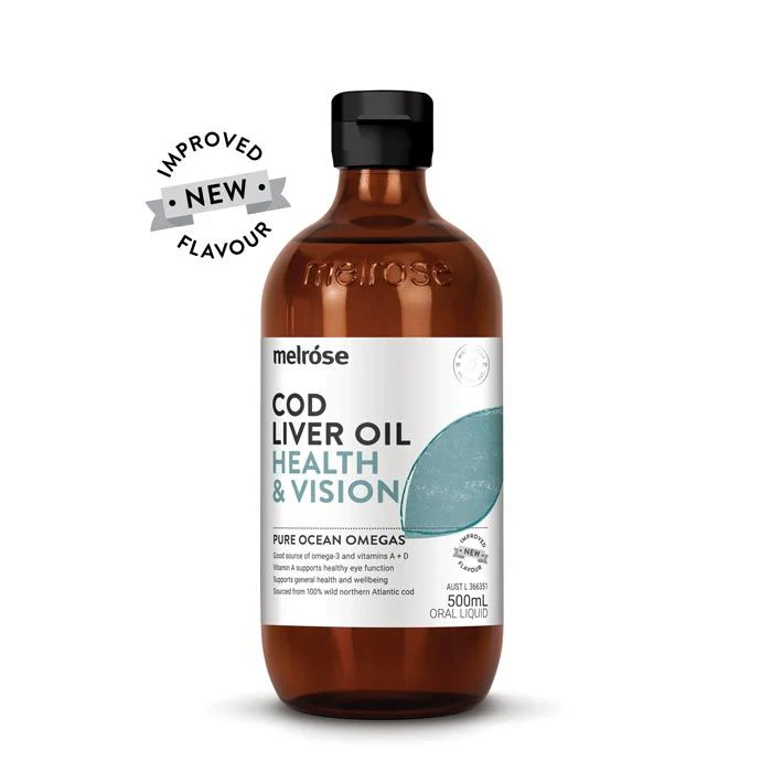 Melrose Organic Cod Liver Oil 500ml, Health & Vision - Image 2
