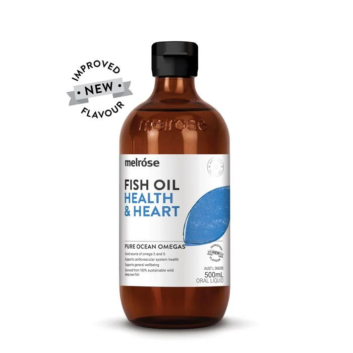 Melrose Organic Fish Oil 500ml, Health & Heart Support - Image 3