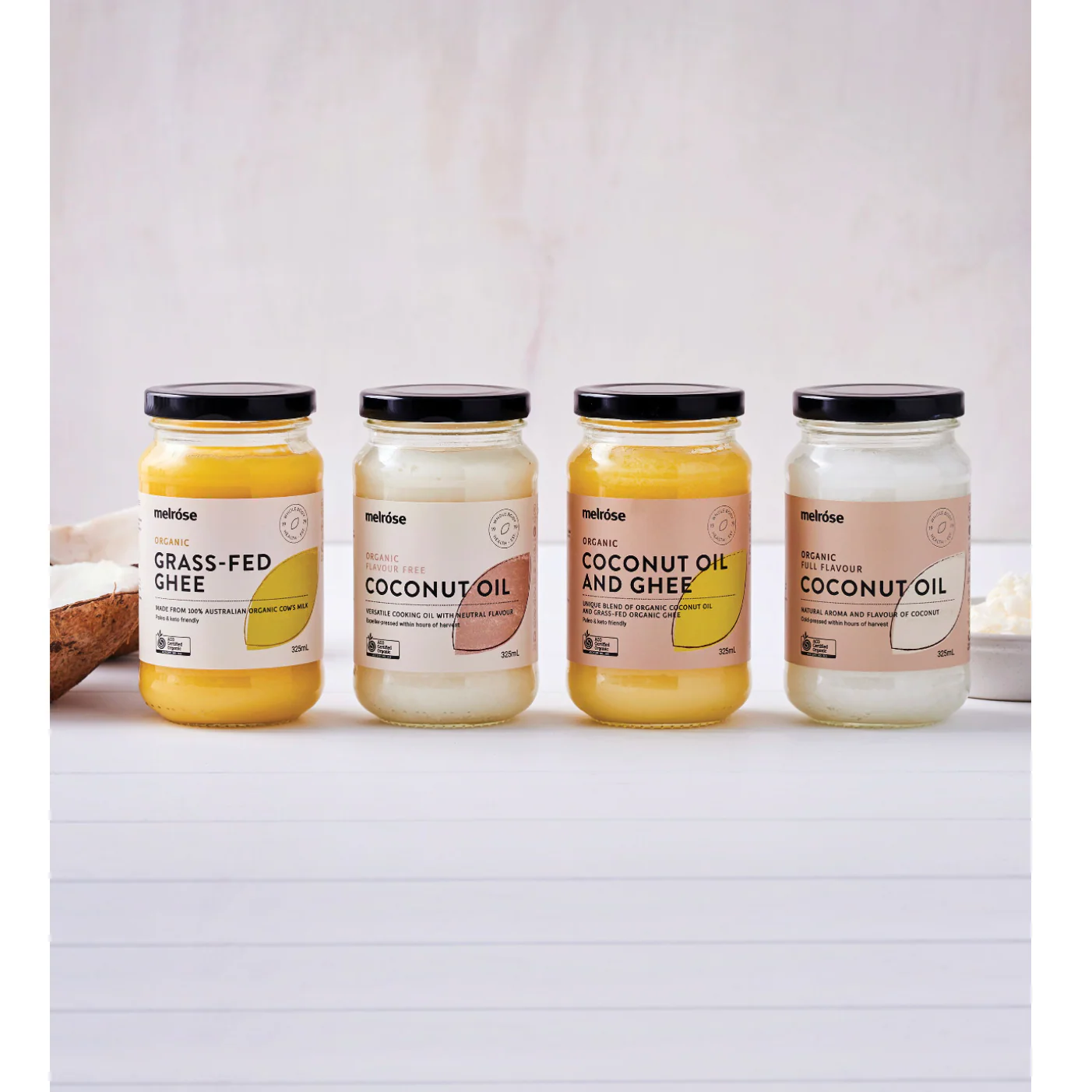 Melrose Organic Coconut Oil 325mL Or 1L, Flavour Free - Image 5