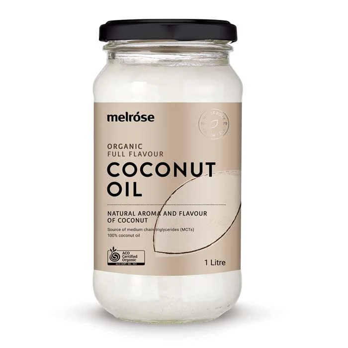 Melrose Organic Coconut Oil 325ml Or 1L, Full Flavour - Image 3
