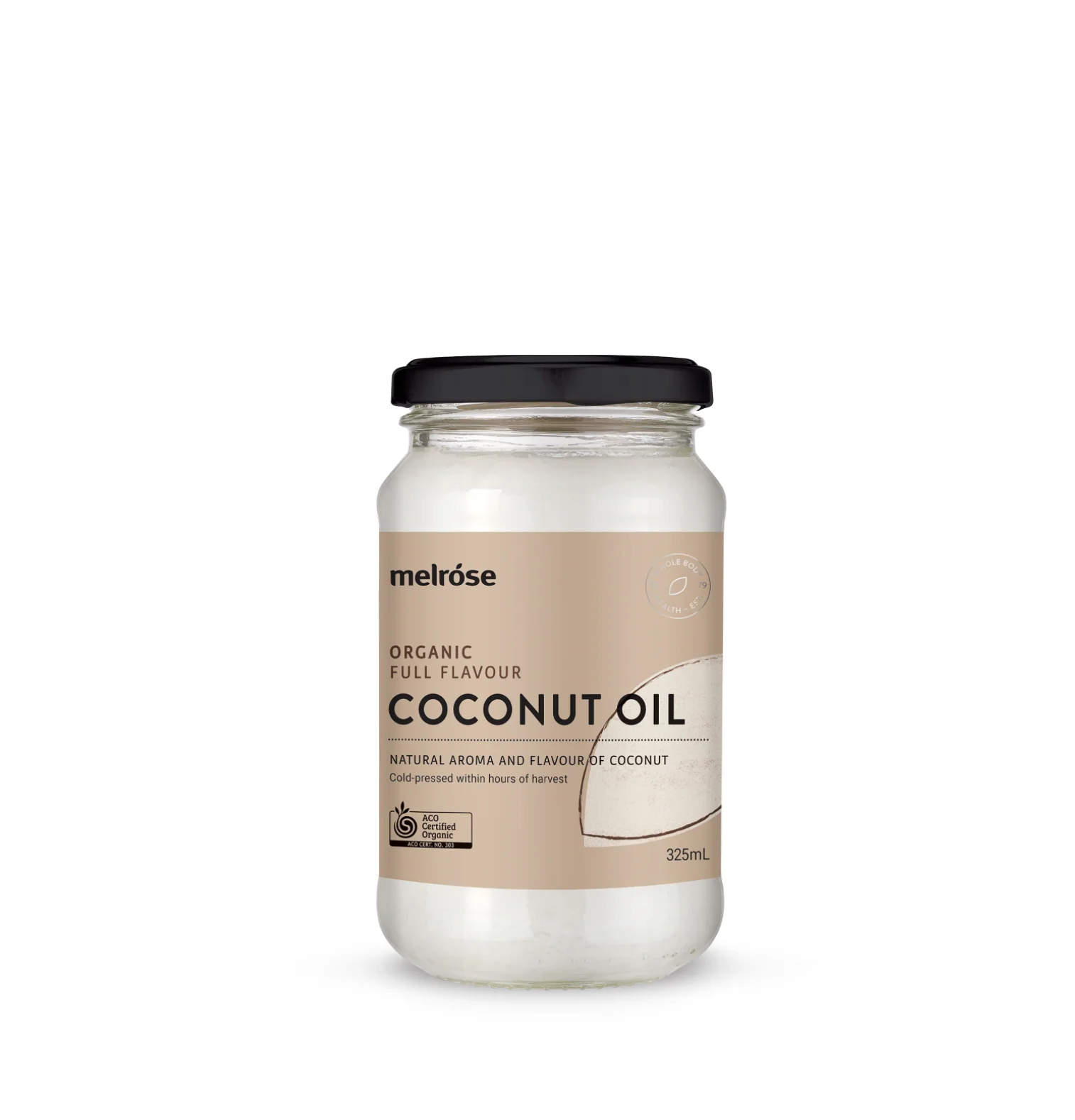 Melrose Organic Coconut Oil 325ml Or 1L, Full Flavour - Image 4
