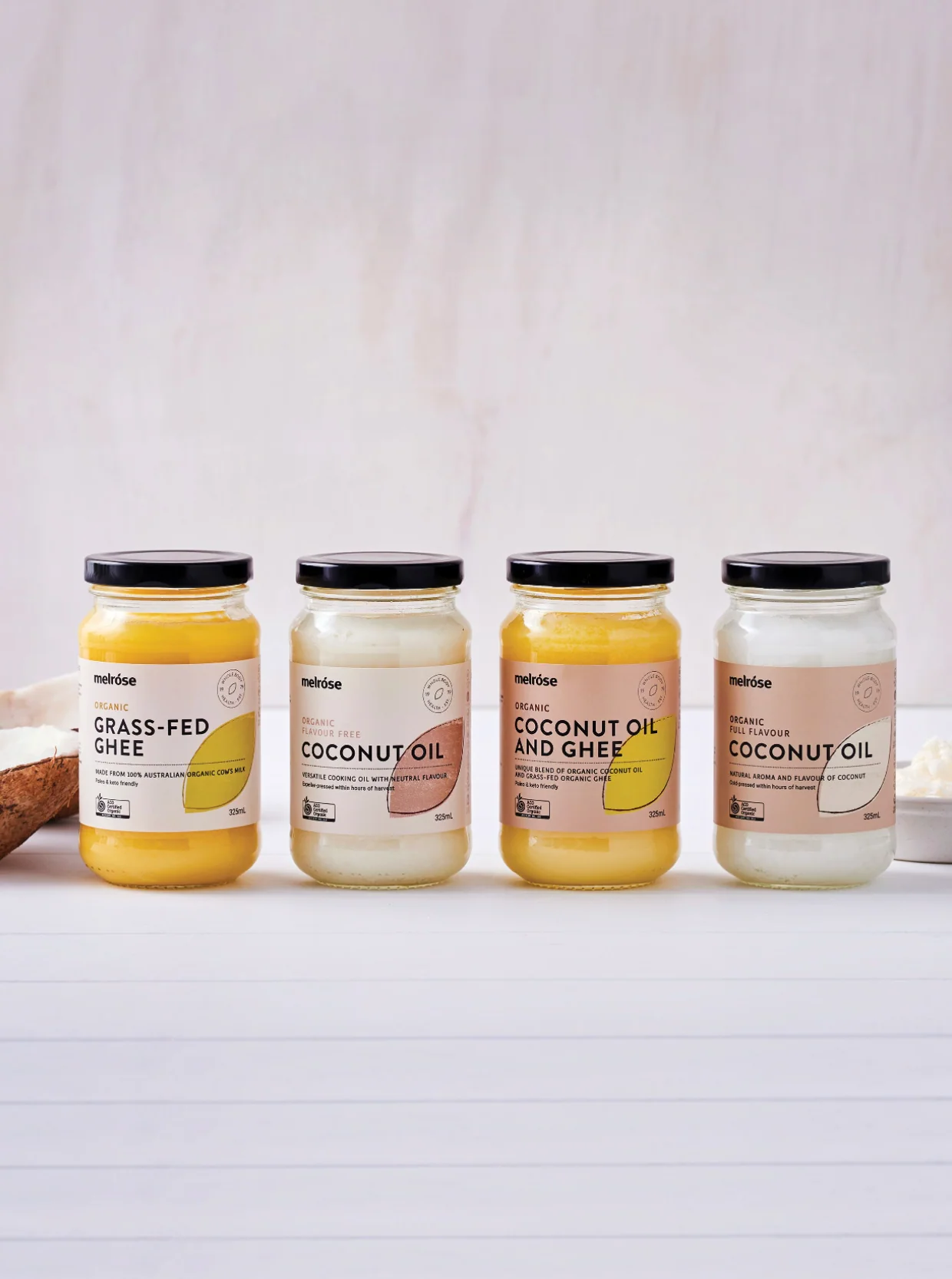 Melrose Organic Coconut Oil 325ml Or 1L, Full Flavour - Image 6