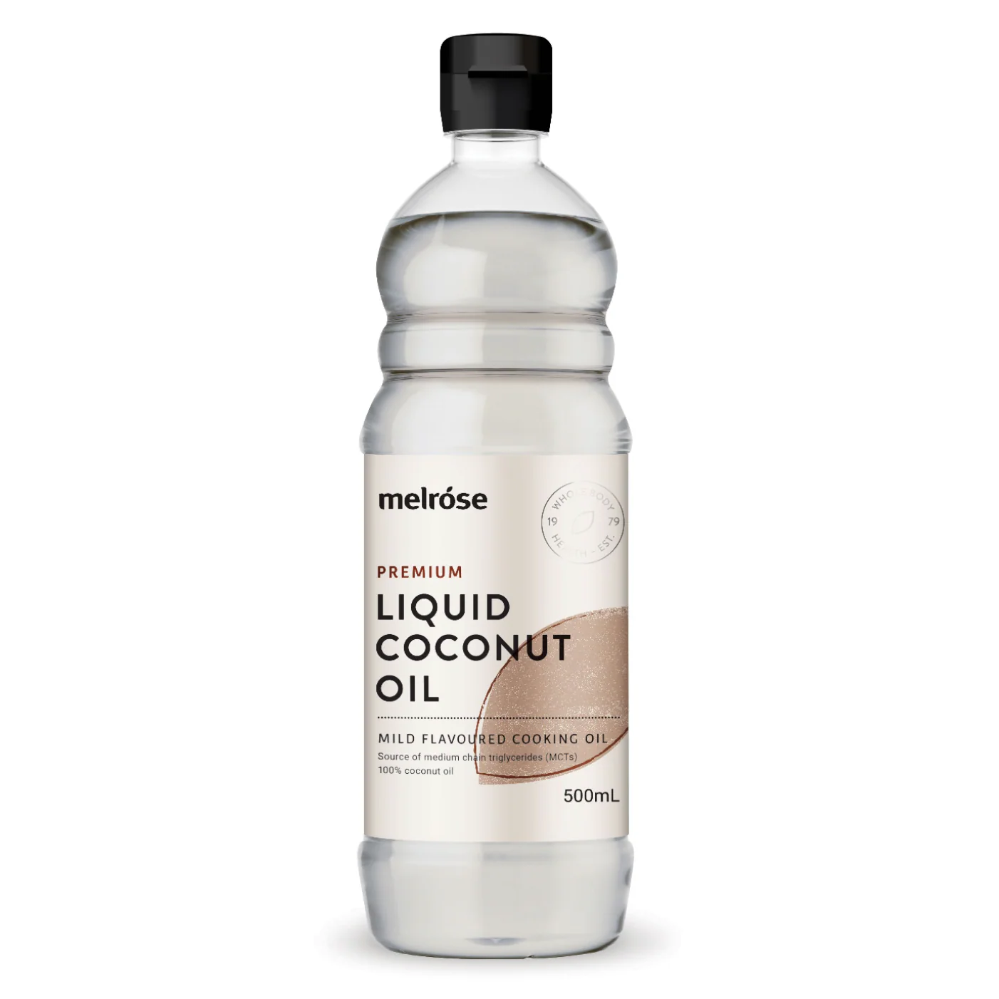 Melrose Premium Coconut Oil 500mL, Mild Flavoured Cooking Oil - Image 3