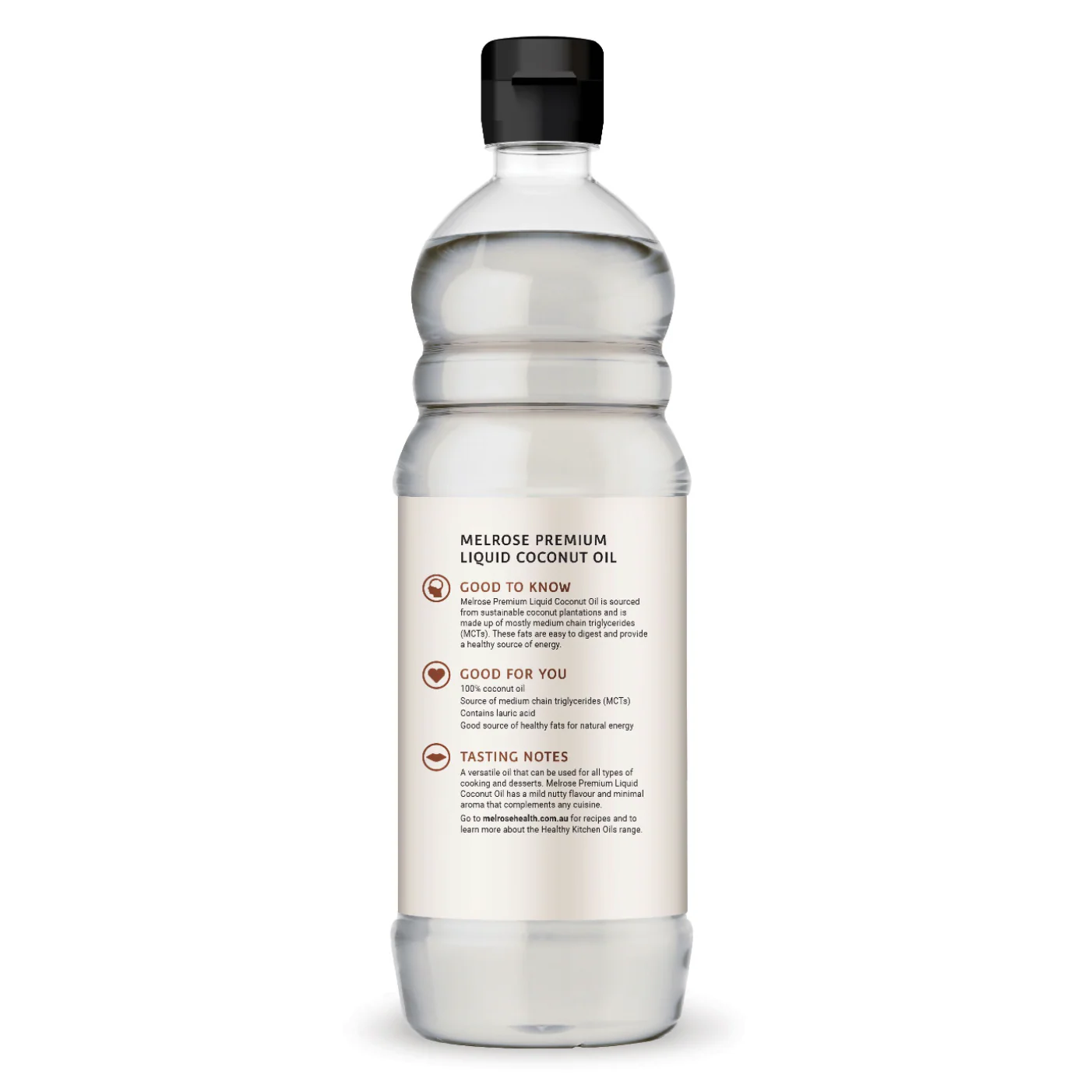 Melrose Premium Coconut Oil 500mL, Mild Flavoured Cooking Oil - Image 5