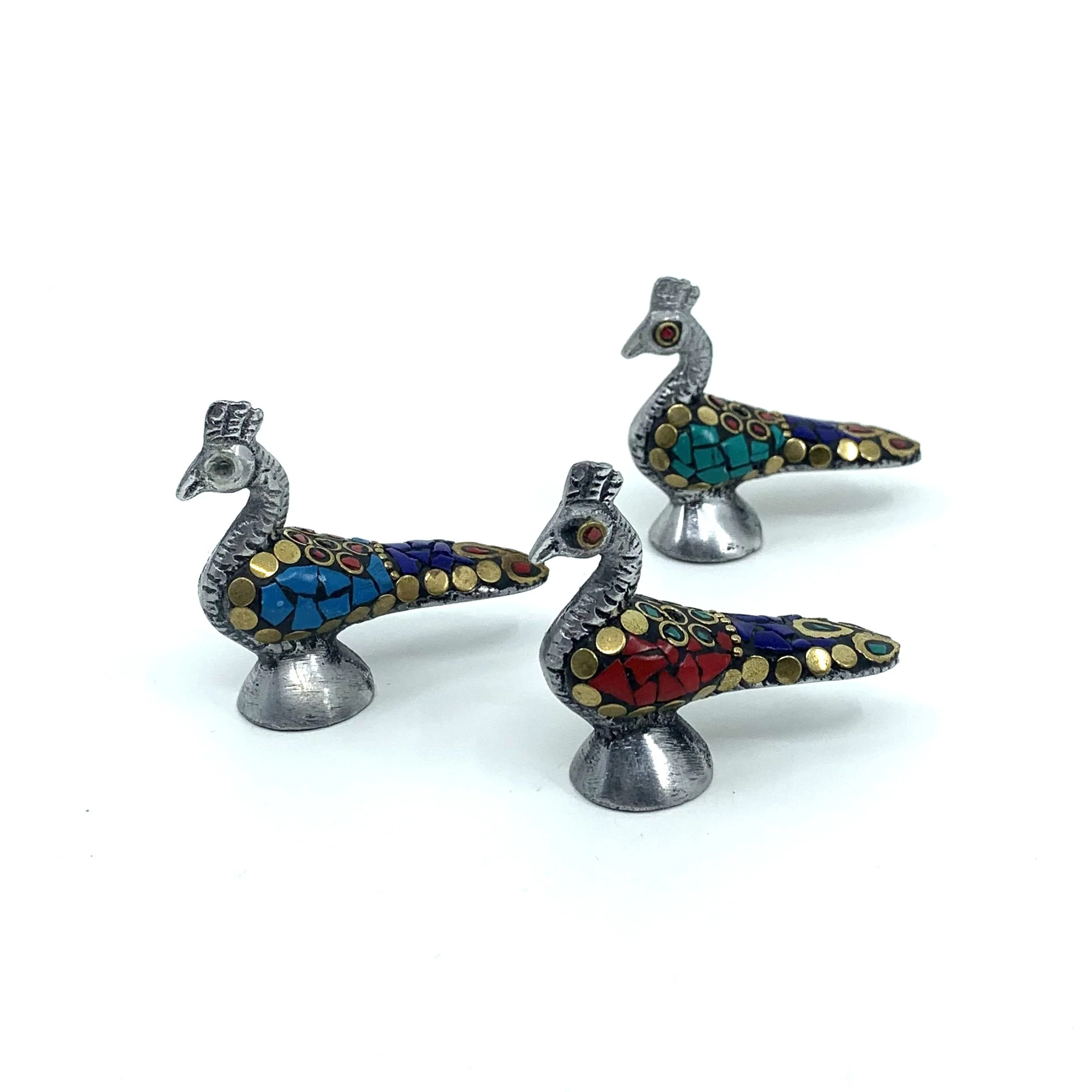 Metal Incense Holder (1) Decorative; Elephant, Peacock Or Tortoise - Image 2