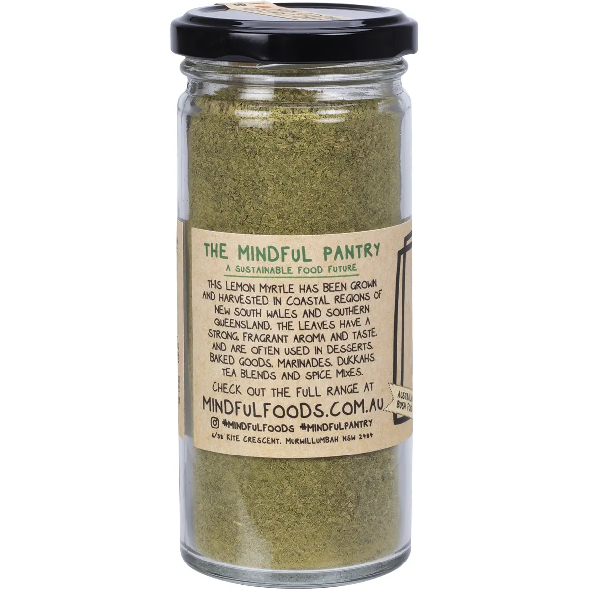 Mindful Foods Australian Lemon Myrtle 90g, Australian Bush Food - Image 3