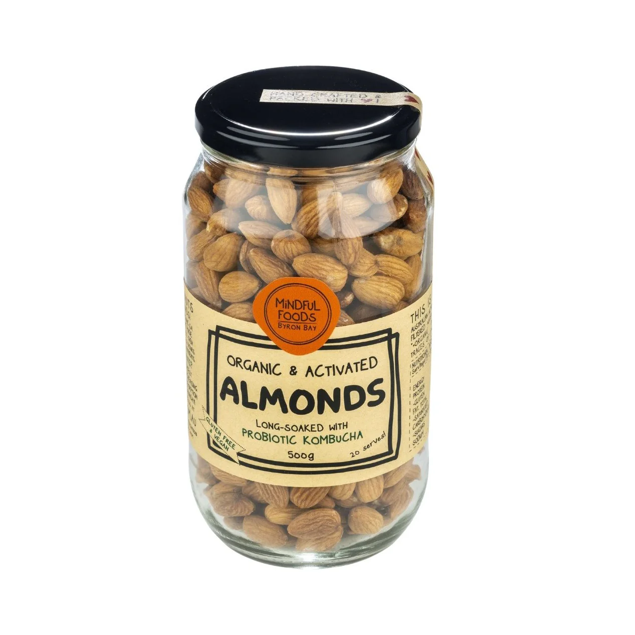 Mindful Foods Activated & Organic Almonds 120g, 250g, 500g Or 1kg, Long Soaked With Probiotic Kombucha - Image 3