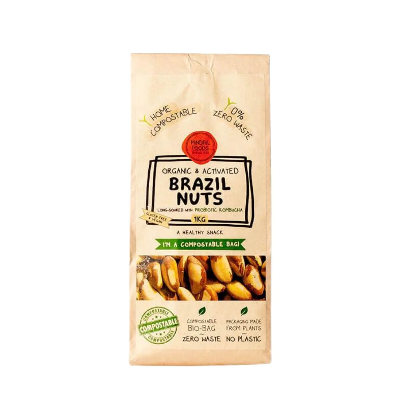 Mindful Foods Organic & Activated Brazil Nuts 150g, 325g, 600g Or 1kg, Packed With Selenium - Image 4