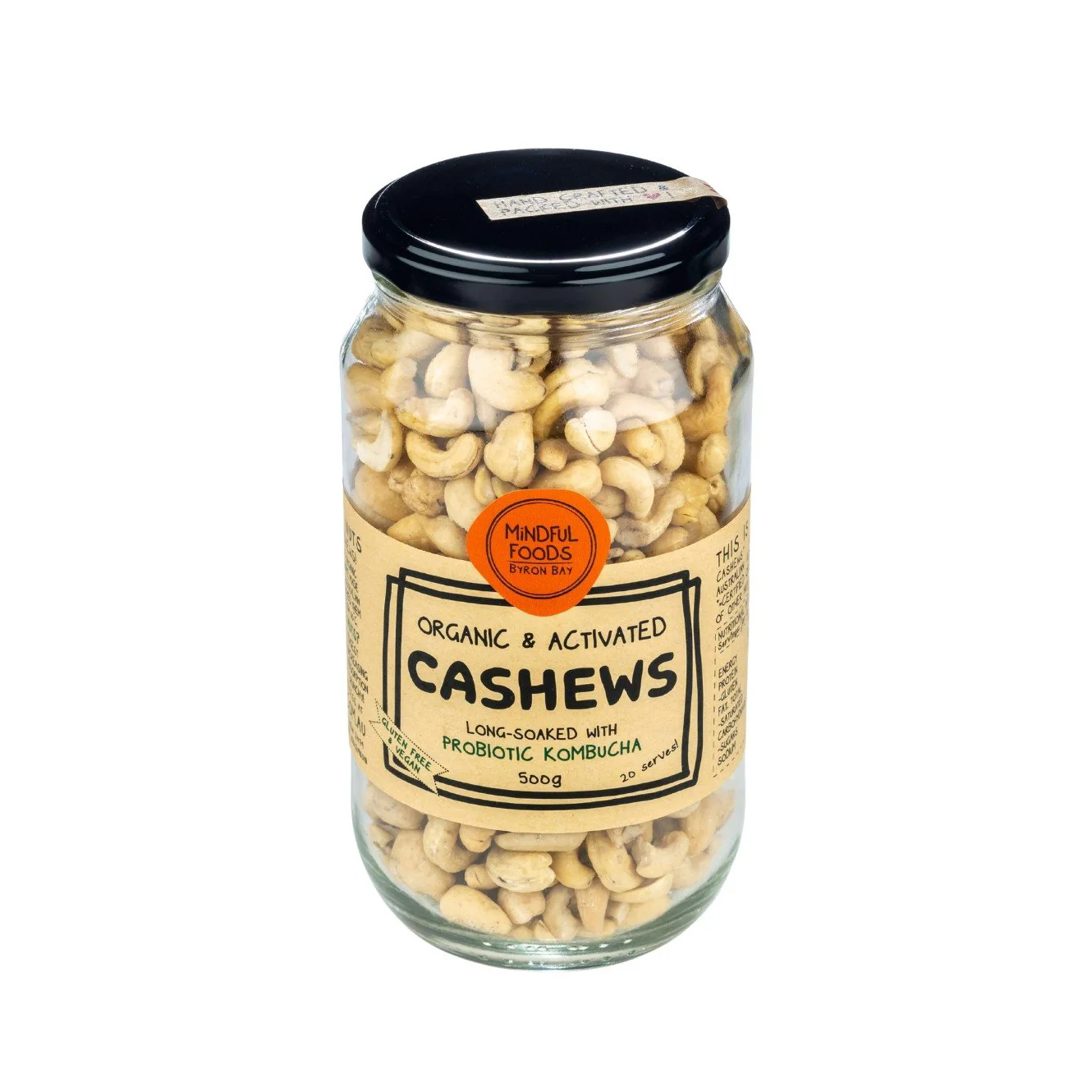 Mindful Foods Organic & Activated Cashews 120g, 250g, 500g Or 1kg, Delicious & Nutritious - Image 3