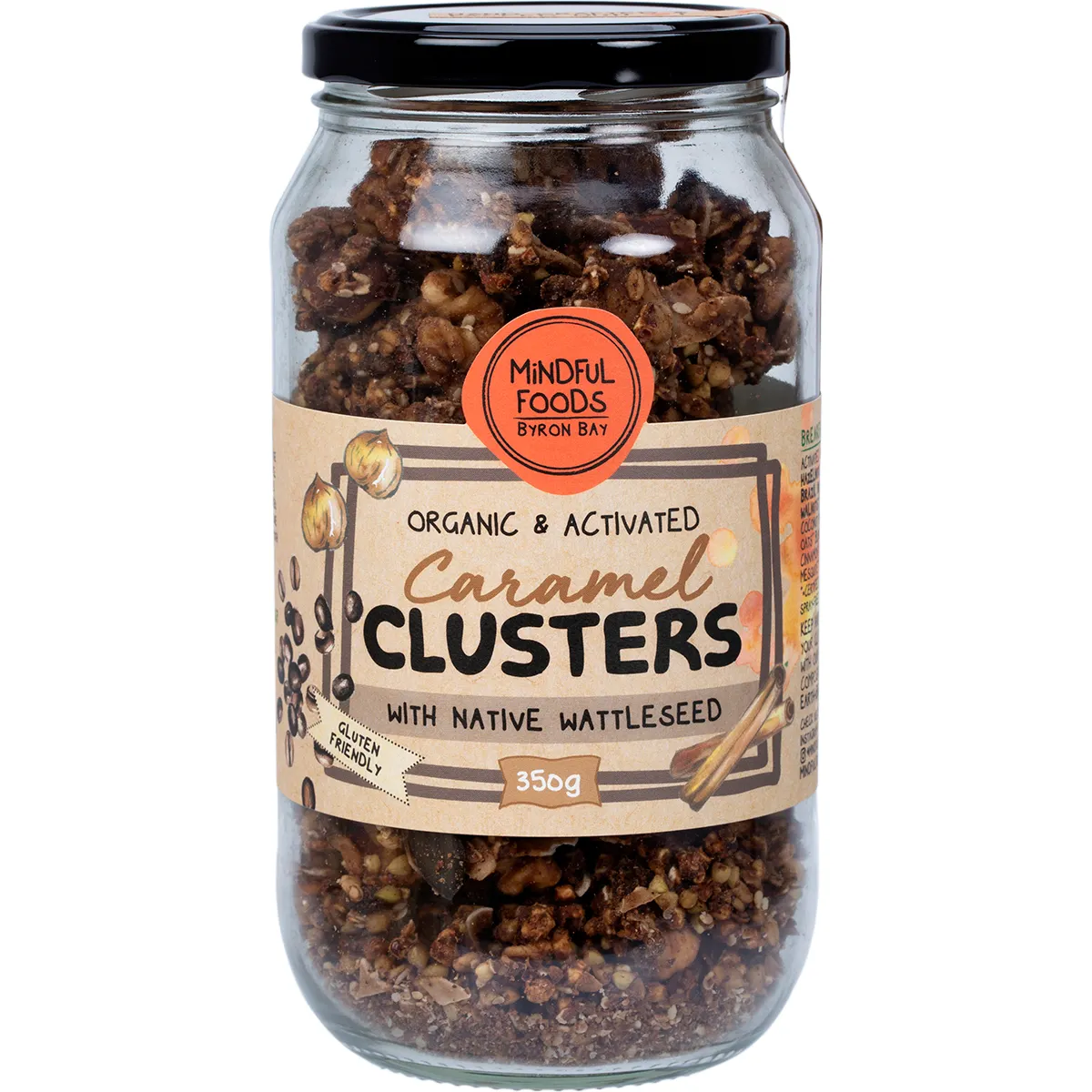 Mindful Foods Organic & Activated Caramel WattleSeed Clusters 200g Or 350g, The Perfect Snack - Image 2