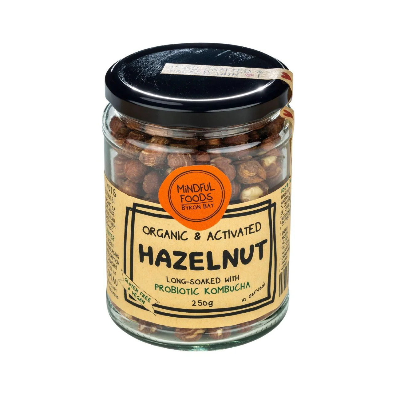 Mindful Foods Organic Hazelnuts 120g, 250g, 500g Or 1kg, Long-Soaked With Probiotic Kombucha - Image 2