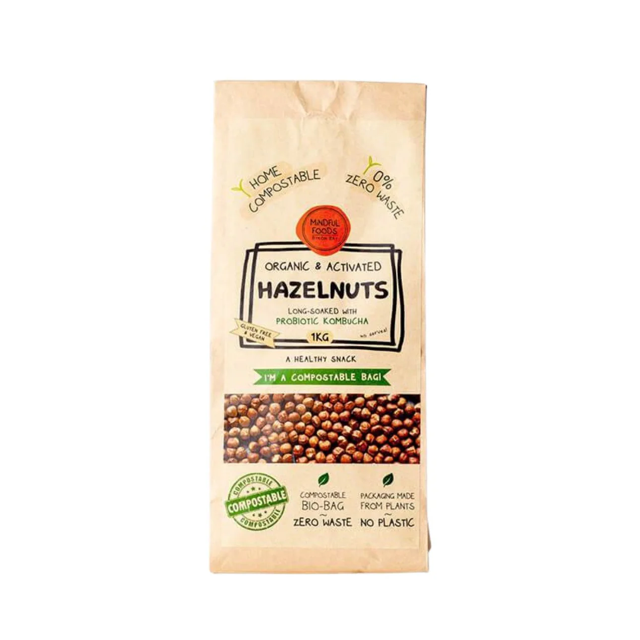 Mindful Foods Organic Hazelnuts 120g, 250g, 500g Or 1kg, Long-Soaked With Probiotic Kombucha - Image 4