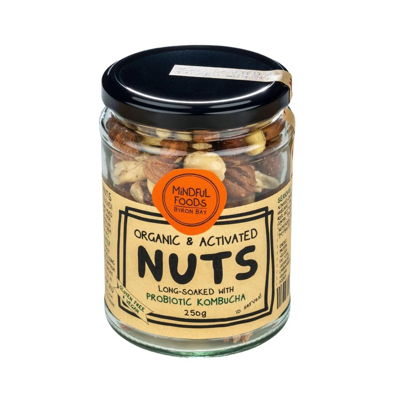 Mindful Foods Organic & Activated Mixed Nuts 225g, 500g Or 1kg, Long Soaked With Probiotic Kombucha - Image 2