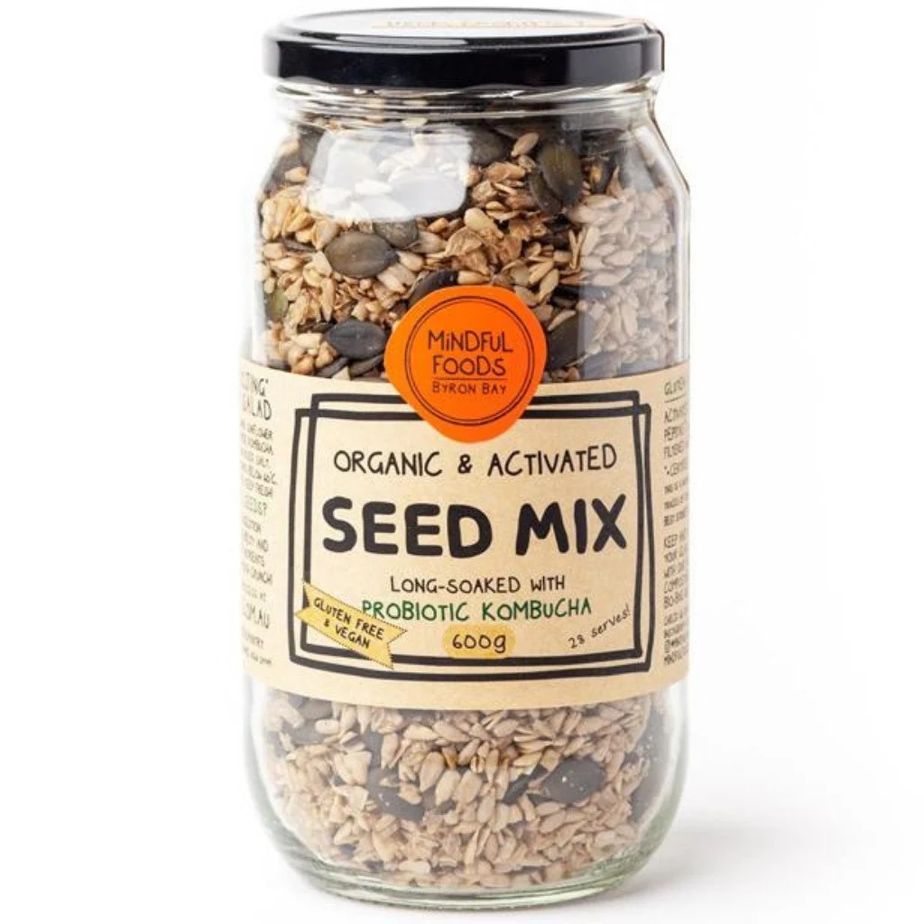 Mindful Foods Organic & Activated Seed Mix 330g Or 650g, Long-Soaked With Probiotic Kombucha - Image 2