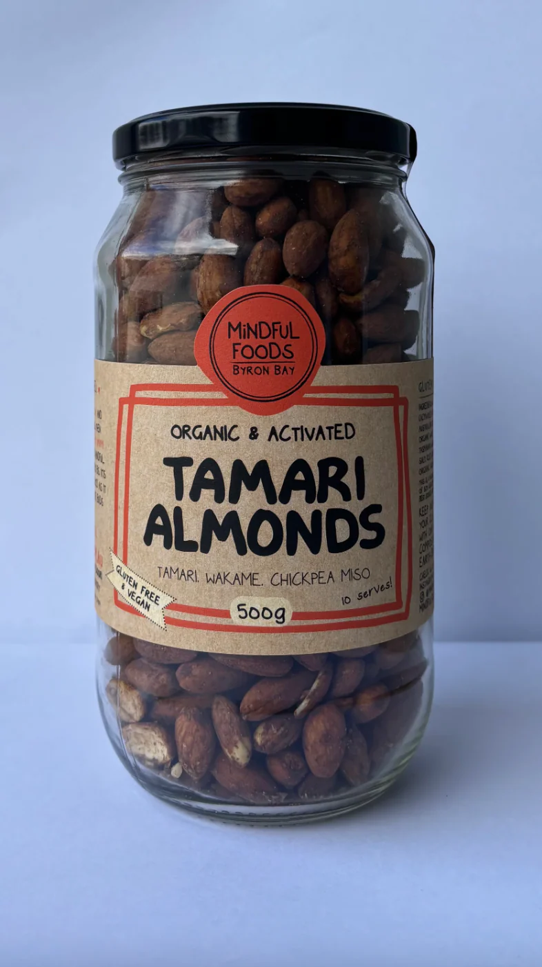Mindful Foods Organic & Activated Tamari Almonds 300g Or 500g, With Wild Harvested Wakame - Image 2