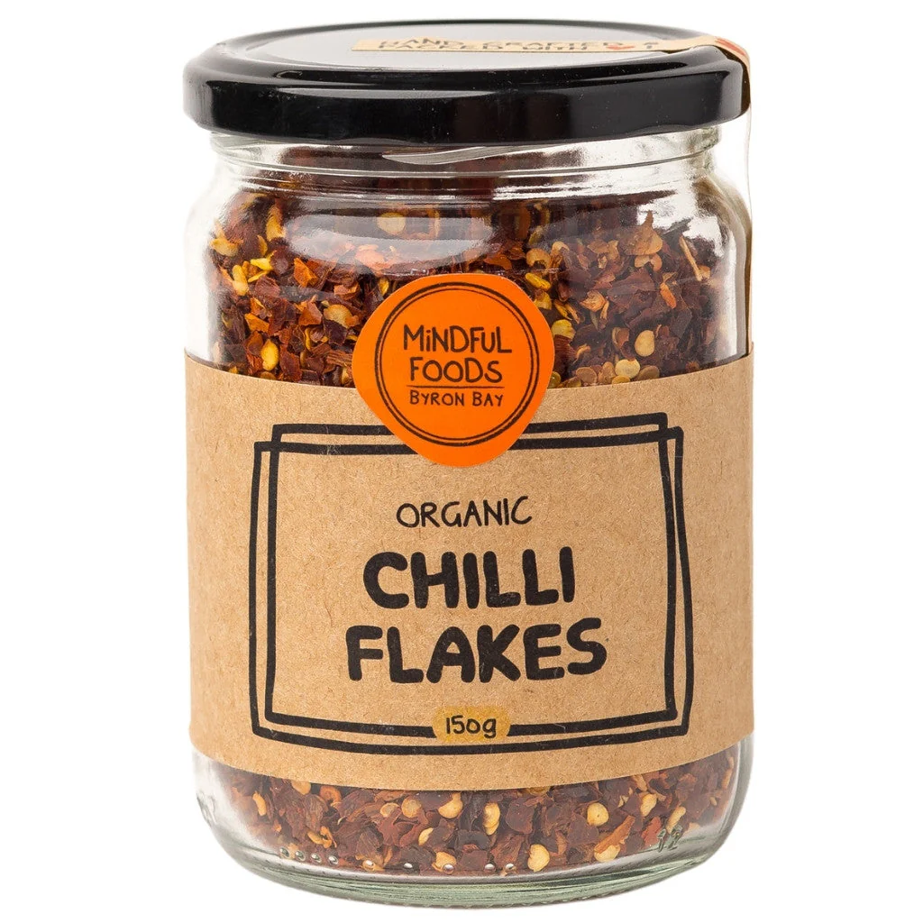 Mindful Foods Organic Chilli Flakes 150g, Enhance Your Dishes