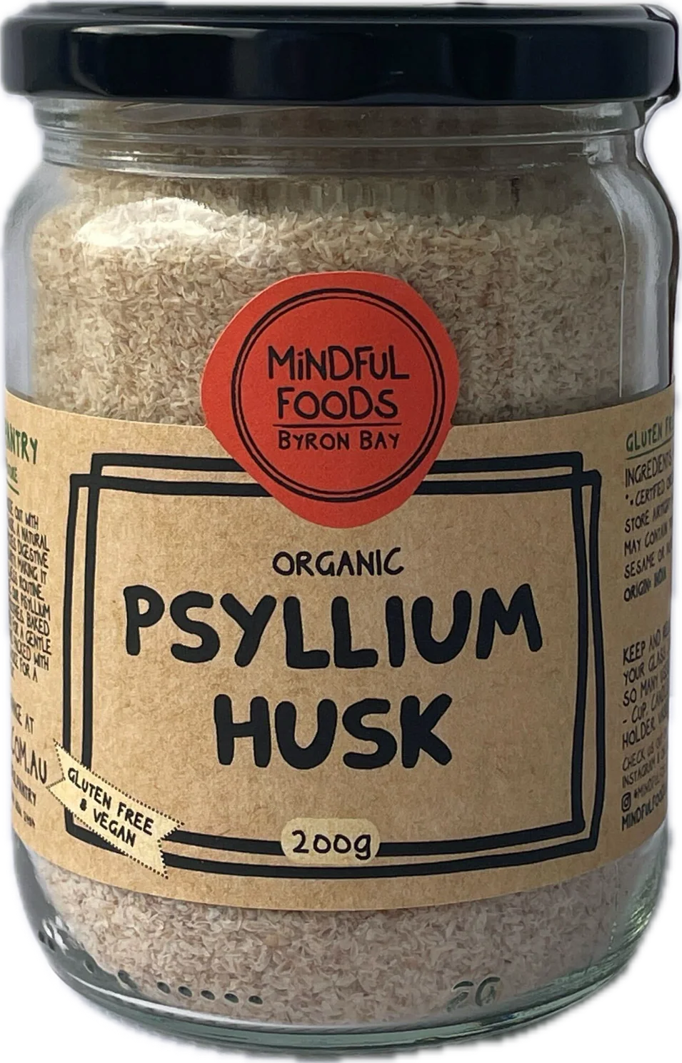 Mindful Foods Organic Psyllium Husk 100g, 200g Or 400g, Nourish Your Body From Within - Image 2