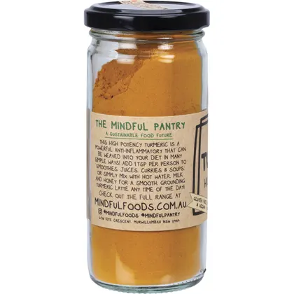 Mindful Foods Certified Organic Turmeric 150g Or 250g, High Potency 5% - Image 2