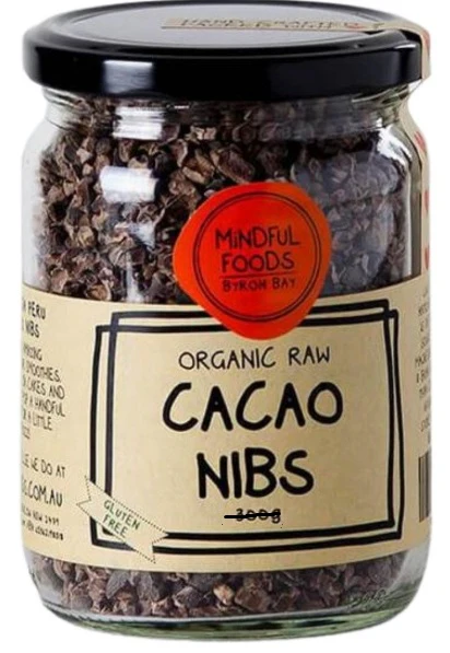 Mindful Foods Raw & Organic Cacao Nibs 120g Or 280g, For A Noticeable Energy Boost - Image 2